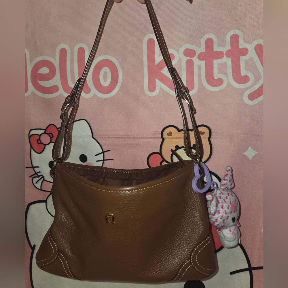 Brown Leather Shoulder Bag